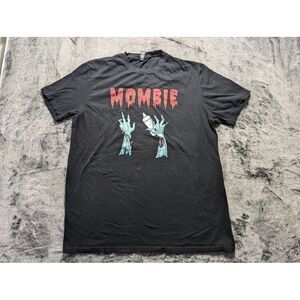 Mombie Short Sleeve T Shirt Women's Size XL Black